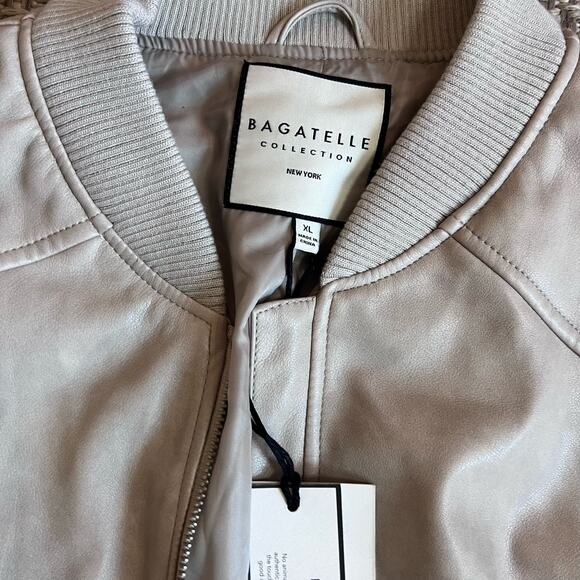 BAGATELLE COLLECTION Faux Leather Jacket sz XL - Picture 6 of 6